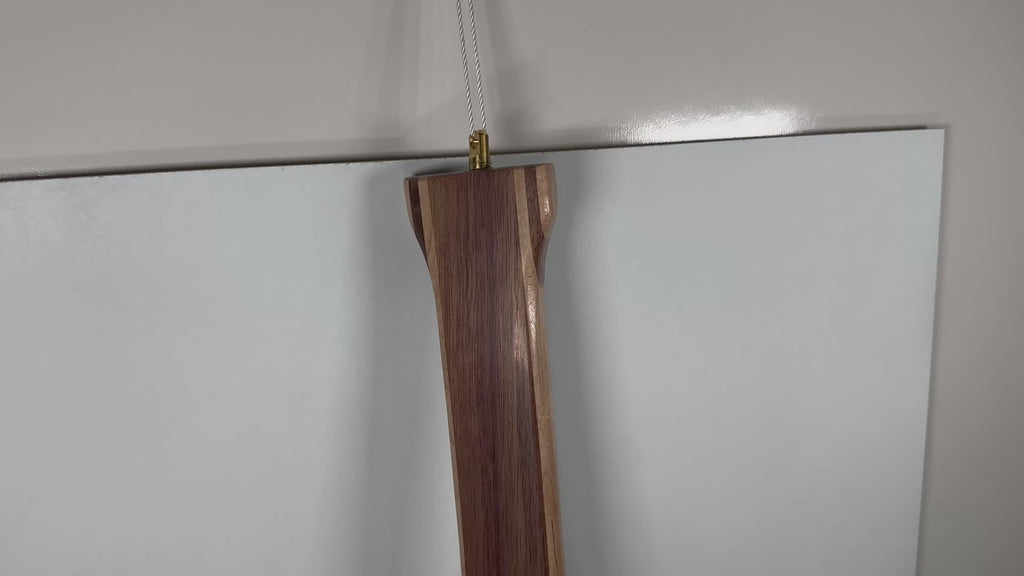 Handcrafted 12" Fly Fishing Net in Walnut and Maple