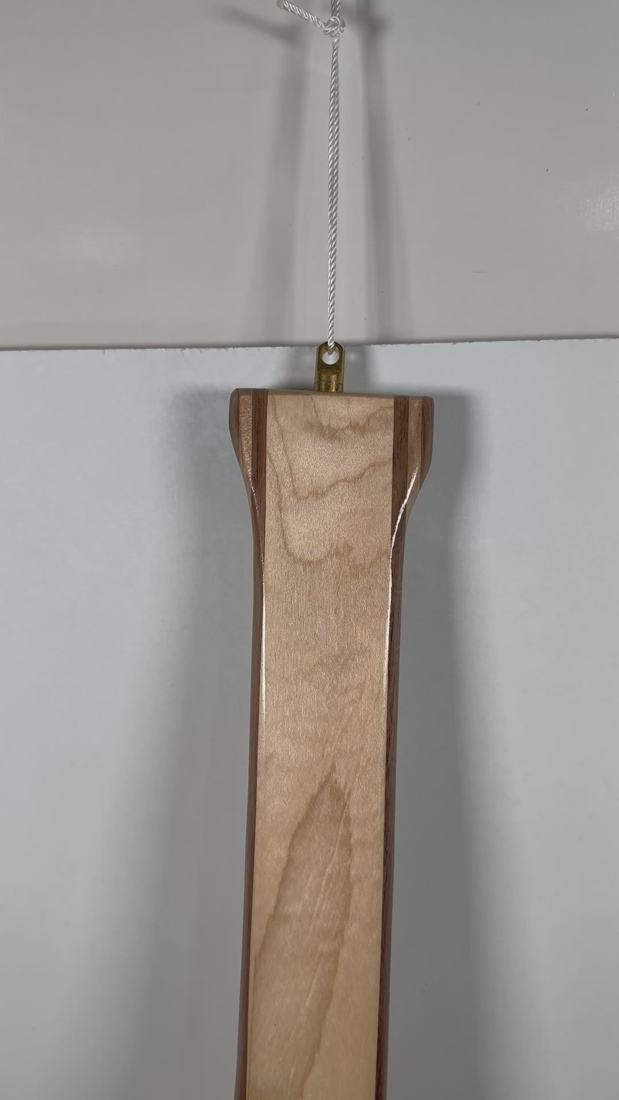 Handcrafted 12" Fly Fishing Net in Maple and Walnut